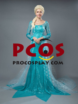 Picture of Ready to Ship Frozen Elsa Cosplay Costume mp004791