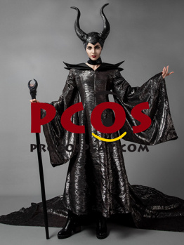 Picture of New Maleficent Cosplay Costume With Horns Hat mp002741