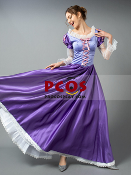 Image de Prêt à expédier Tangled Princess Raiponce Cosplay Dress mp003880