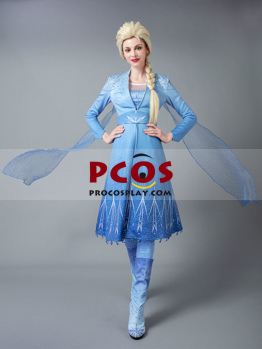 Immagine di Ready to Ship Frozen 2 Elsa Cosplay Costume mp005238
