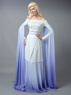 Immagine di Frozen 2 Elsa White Dress Cosplay Costume mp005306