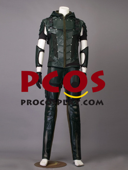 Picture of Ready to Ship 101 Size Green Arrow Season 4 Oliver Queen Cosplay Costume mp003215