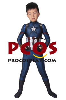 Picture of Endgame Captain America Steve Rogers Cosplay Costume for Kids mp005483