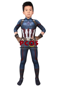 Picture of Infinity War Captain America Steve Rogers Cosplay Costume For Kids mp005486