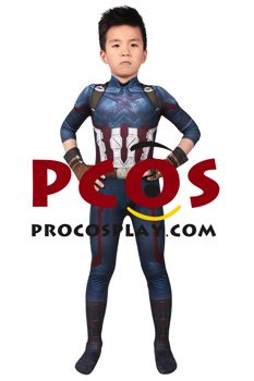 Immagine di Infinity War Captain America Steve Rogers Costume Cosplay per bambini mp005486