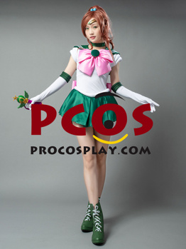 Imagen de listo para enviar Sailor Moon Sailor Júpiter Kino Makoto Cosplay disfraz mp000292-101