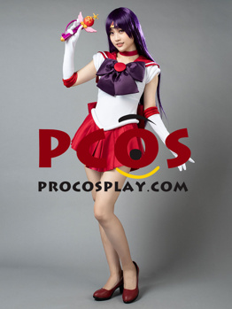 Imagen de Listo para enviar Sailor Moon Sailor Mars Hino Rei Cosplay disfraz mp000570