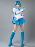 Photo de prêt à expédier Sailor Moon Sailor Mercury Mizuno Ami Cosplay Costume mp000571-101