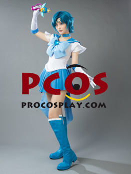 Immagine di Sailor Moon Super S Film Sailor Mercury Ami Mizuno Cosplay Costume mp001402