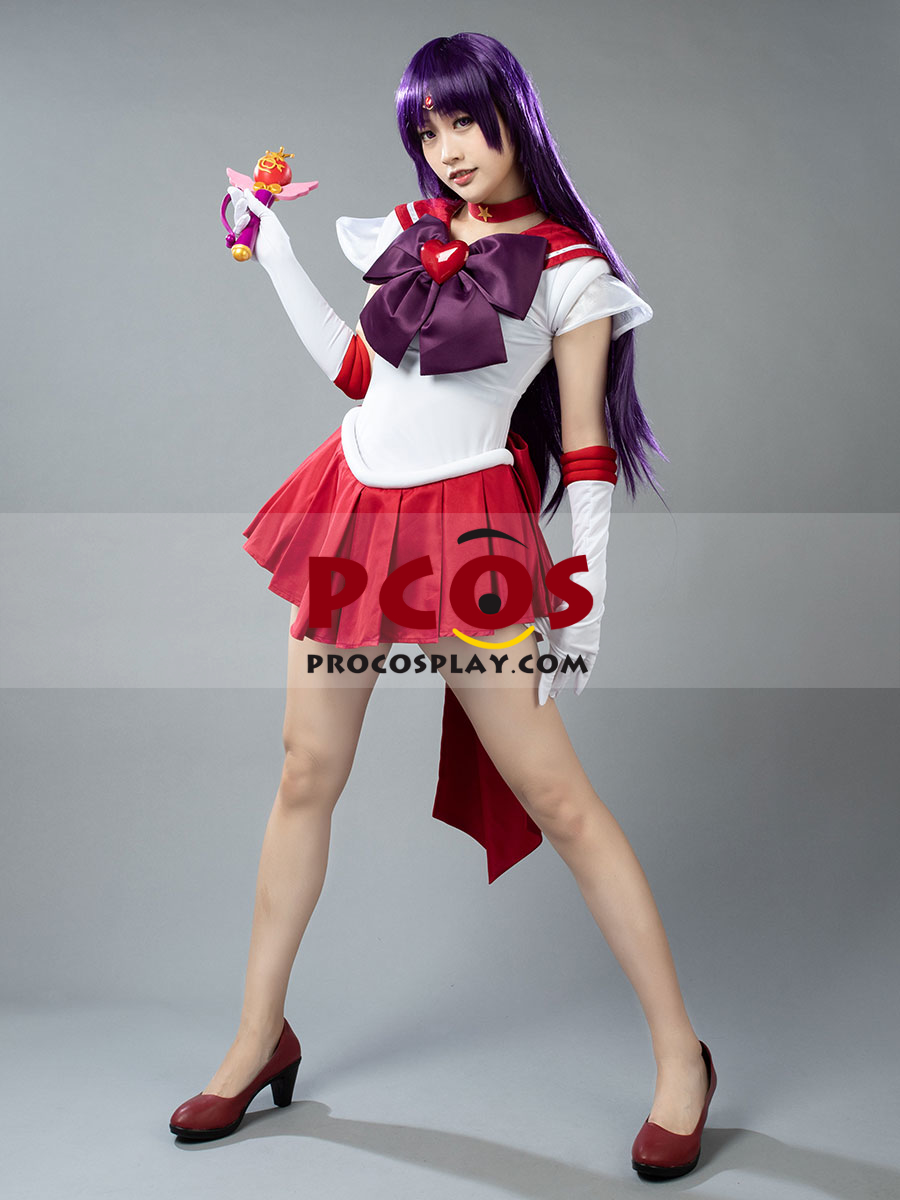 Sailor Moon Super S Film Sailor Mars Rei Hino Raye Cosplay Costumes