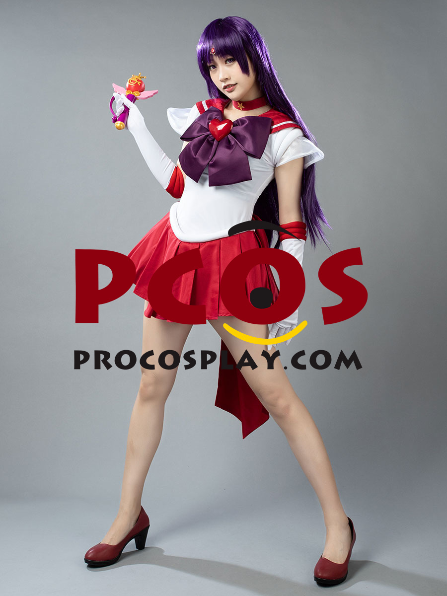 Sailor Moon Super S Film Sailor Mars Rei Hino Raye Cosplay Costumes