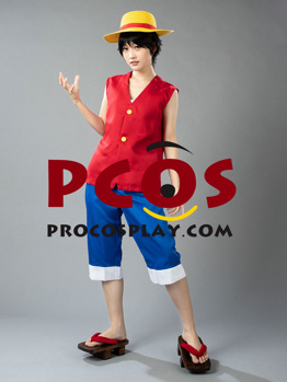 Picture of D. Monkey Luffy Cosplay Costumes From One Piece For Sale mp004112