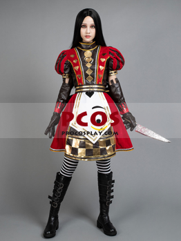 Bild von Versandbereit Best Alice: Madness Returns Königliches Kleid Cosplay Costutme Oline Store mp000099