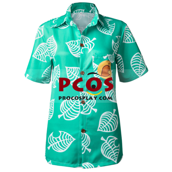 Immagine di Ready to Ship Animal Crossing Tom Nook Cosplay Costume Green Shirt mp005566