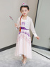 Picture of Ready to Ship Frozen 2 Anna Cream Dress Cosplay Costume For Kids mp005586