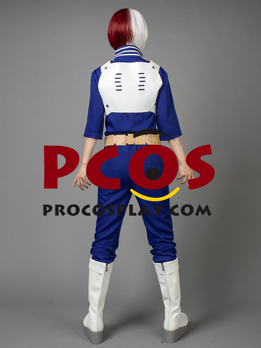 Anime Boku My Hero Academia Todoroki Shouto Cosplay Combat Suit For