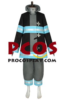 Picture of Fire Force Special Fire Force Company 8 Men Uniform Shinra Kusakabe Cosplay Costume mp005631