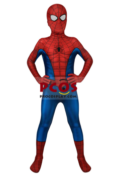Изображение Человека-паука классический костюм Питер Паркер косплей костюм только для детей mp005678