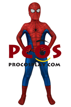 Immagine di Spider-Man Classic Suit Peter Parker Costume Cosplay Solo per bambini mp005678