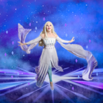 Imagen del vestido mágico Elsa Spirit