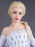 Bild der gefrorenen Schneekönigin von Arendelle Elsa Light Gold Cosplay Perücken Upgraded mp005320