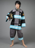 Picture of Ready to Ship Fire Force Men Uniform Shinra Kusakabe Cosplay Costume mp005594