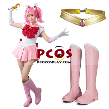 Cosplay Boots Shoes for Sailor Moon Rini Chibi Moon Cosplay Costume 