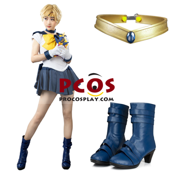 Picture of Ready to Ship Sailor Moon Sailor Uranus Haruka Tenoh Cosplay Costume Set mp000703