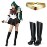 Immagine di Sailor Moon Sailor Pluto Meiou Setsuna Costume Cosplay Set mp000694