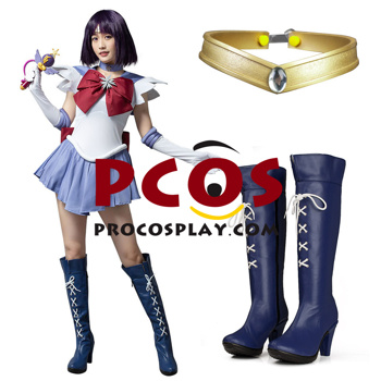 Imagen de Sailor Moon Sailor Saturn Tomoe Hotaru Conjunto de disfraz de Cosplay mp000307