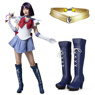 Imagen de Sailor Moon Sailor Saturn Tomoe Hotaru Conjunto de disfraz de Cosplay mp000307