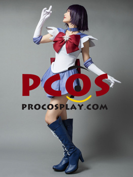 Image de Prêt à expédier Sailor Moon Sailor Saturn Tomoe Hotaru Cosplay Costume mp000307