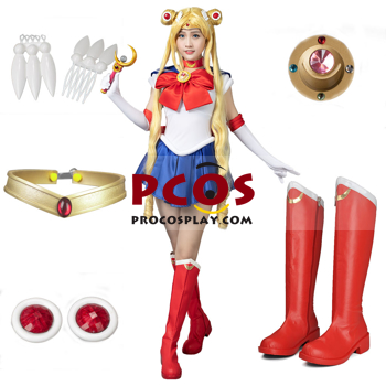 Picture of Tsukino Usagi Serena From Sailor Moon Cosplay Costumes Set mp000139