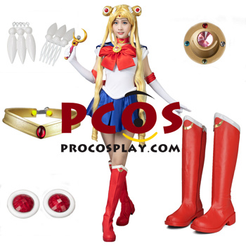 Picture of Tsukino Usagi Serena From Sailor Moon Cosplay Costumes Set mp000139