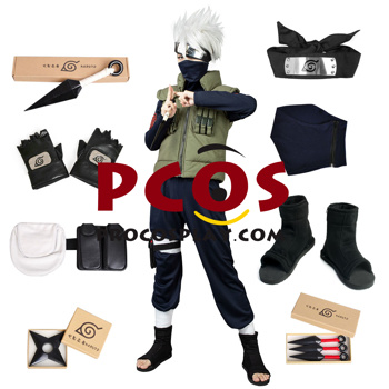 Cosplay Naruto Kakashi Hatake Costume Set For Adult – Hallowitch Costumes