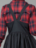 Picture of Ready to Ship Halloween Gothic Style Plaid Shirt & Jumper Skirt Suit mp005558