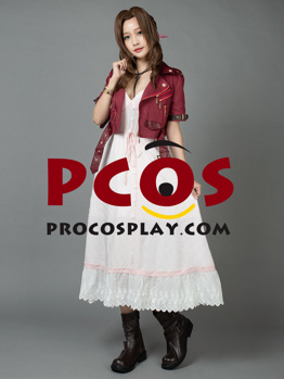 Immagine di Crisis Core - Final Fantasy VII Aerith Gainsborough Cosplay Costume mp005508