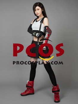 Picture of Final Fantasy VII Remake Tifa Lockhart Cosplay Costume Upgraded Version mp005507