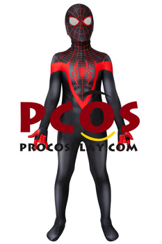 Picture of Ultimate Spider-Man PS5 Game Miles Morales Cosplay Costume For Kids mp005769