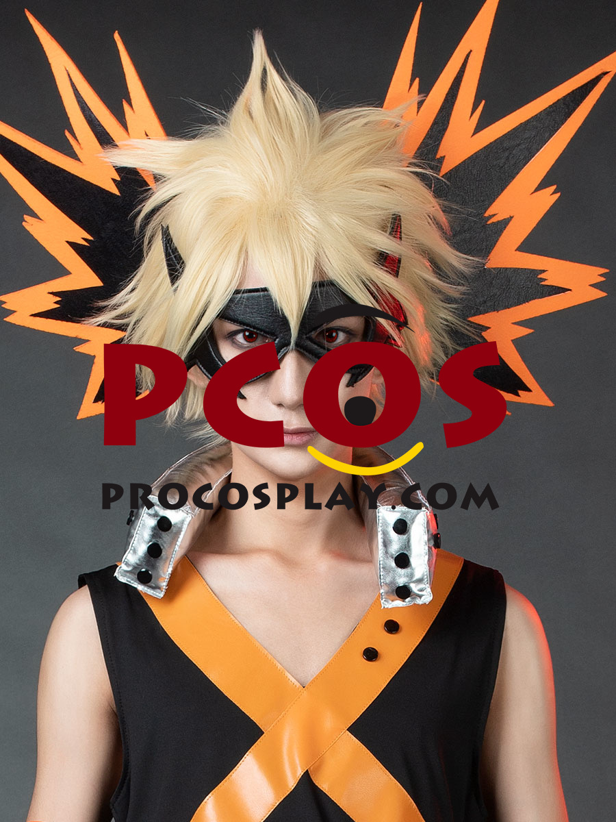 Manga Boku My Hero Academia Bakugou Katsuki Cosplay Combat Suit For