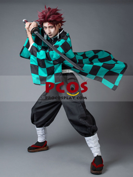 Photo de Kimetsu no Yaiba Tanjirou Cosplay Costume Version améliorée mp005696