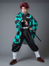 Immagine di Kimetsu no Yaiba Tanjirou Costume Cosplay Versione aggiornata mp005696