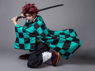 Immagine di Kimetsu no Yaiba Tanjirou Costume Cosplay Versione aggiornata mp005696