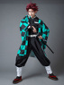 Picture of Ready to Ship Demon Slayer: Kimetsu no Yaiba Kamado Tanjirou Cosplay Costume mp005696