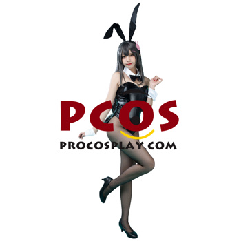 Immagine di Pronto per la spedizione Rascal non sogna di Bunny Girl Senpai Sakurajima Mai Costume Cosplay mp005764