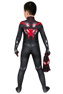 Picture of PS5 Spider-Man: Into the Spider-Verse Miles Morales Cosplay Costume for Kids mp005967