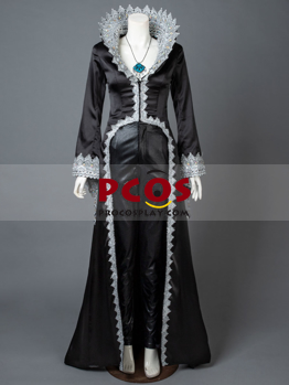Bild von Es war einmal Regina Mills Cosplay Kostüm mit schwarzen Hosen mp005863