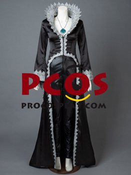 Bild von Es war einmal Regina Mills Cosplay Kostüm mit schwarzen Hosen mp005863