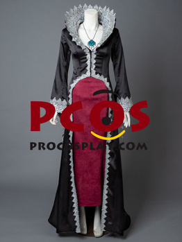 Picture of Once Upon a Time Regina Mills Cosplay Costume with Red Dress mp005968