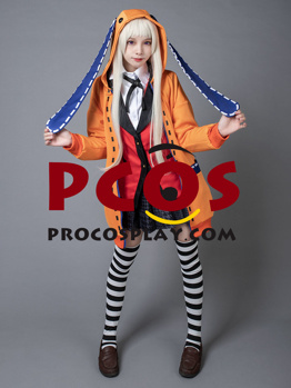 Photo de prêt à expédier Kakegurui Runa Yomoduki Cosplay Costume mp005893-liquidation